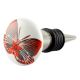 Dark Red Butterfly Ceramic Wine Stopper
